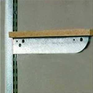 BRACKET SHELF DBL STL 11IN WHT