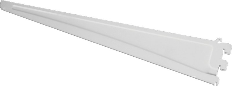 BRACKET SHELF DUAL 20IN WHITE 