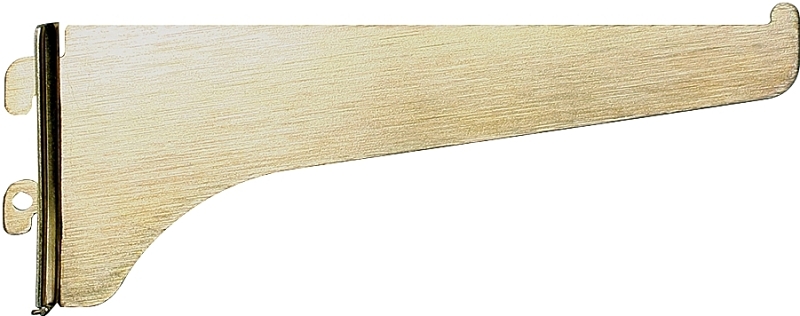 BRACKET SHELF STEEL 8IN BRASS 