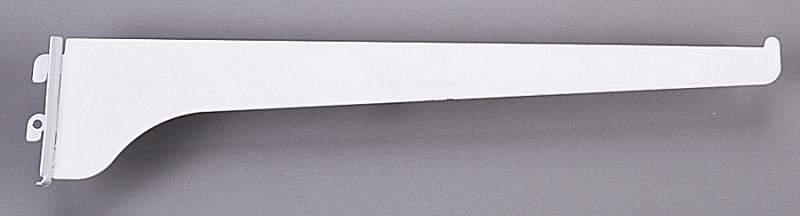 BRACKET SHELF STEEL WHITE 8IN 