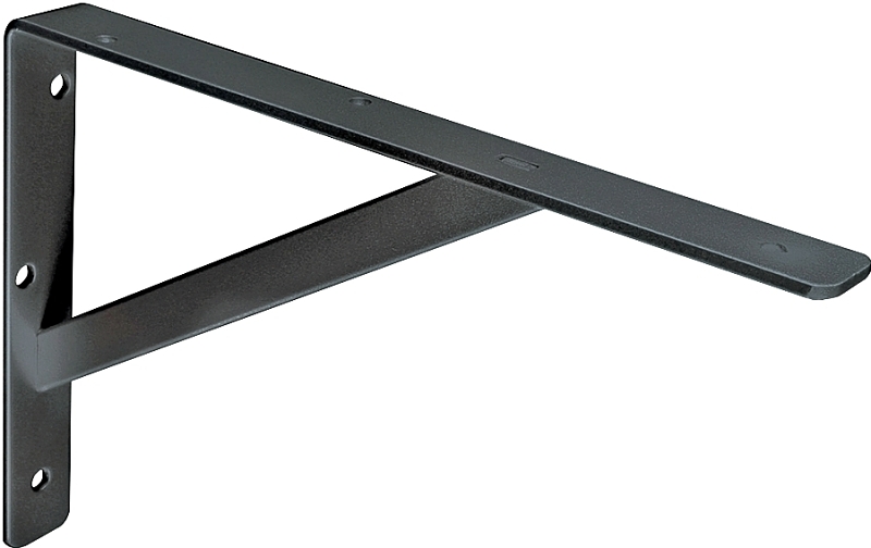 BRACKET SHELF STL HD 16IN BLK 