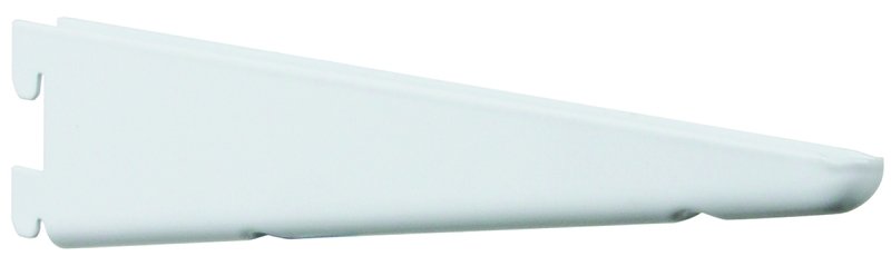 BRACKET SHELF TWIN WHT 10.5IN 