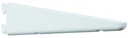BRACKET SHELF TWIN WHT 10.5IN 