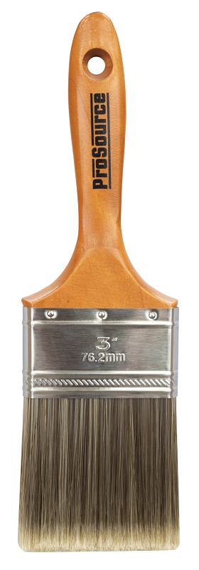 BRUSH FLAT BLENDED POLY 3IN   