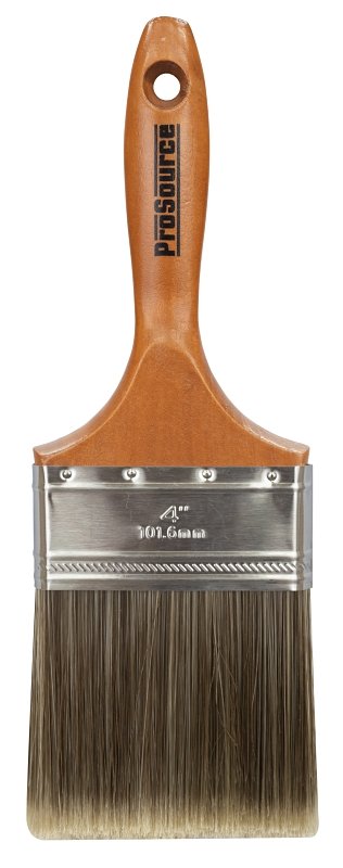 BRUSH FLAT BLENDED POLY 4IN   