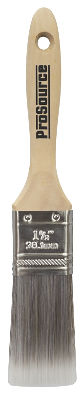 BRUSH FLAT SLD RND POLY 1.5IN 