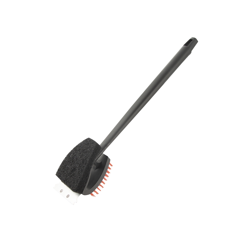 BRUSH GRLL DL W/SCRPR 18-1/8IN
