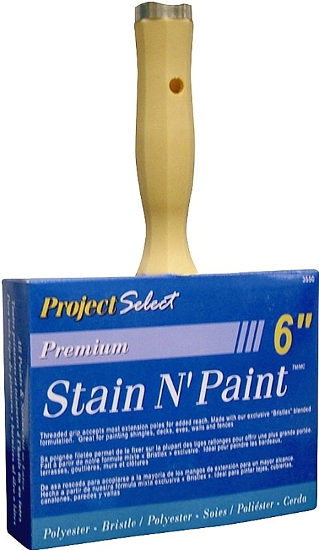 BRUSH PNT WHT CHINA POLY 6IN  