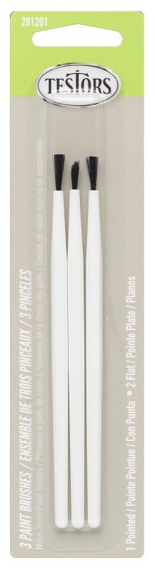 BRUSH PTD PAINT GRAY SET OF 3 