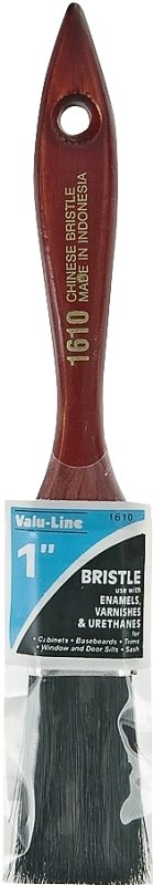 BRUSH VRNSH WALL BLK CHINA 1IN