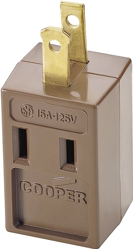 [4850194] BRWN 3OUTLET 2WIRE CUBE TAP   