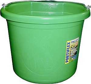 [2725646] BUCKET FLAT SIDE GREEN 24QT   