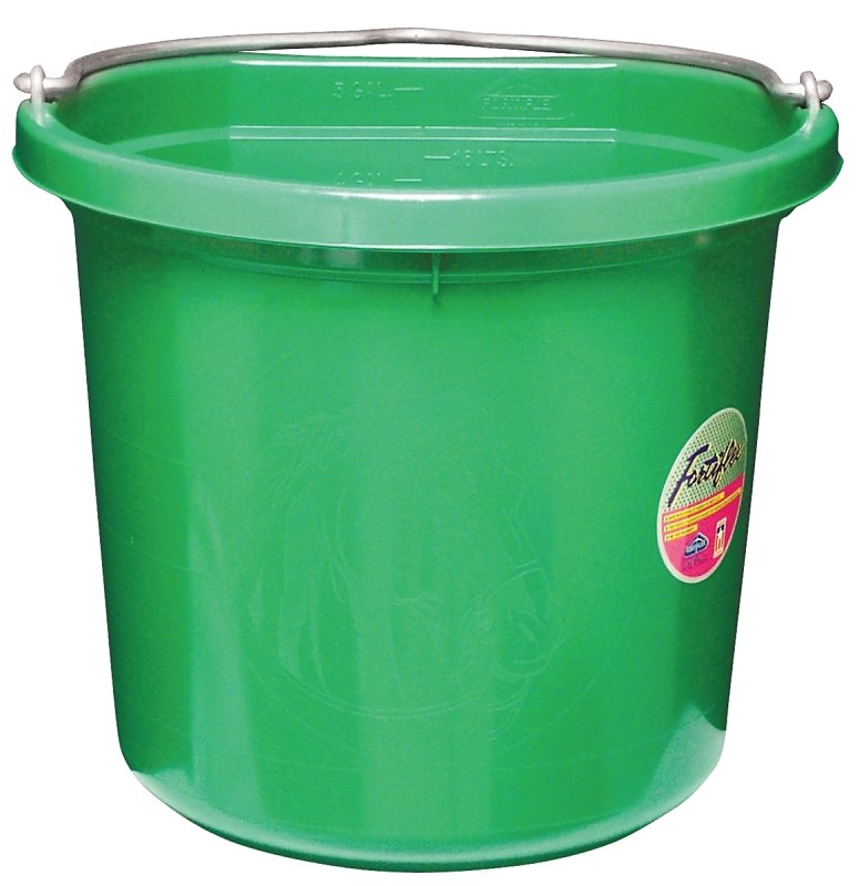 [6323083] BUCKET FLAT-SIDED GREEN       