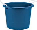 BUCKET UTL PLST W/ROPE HDL 19G