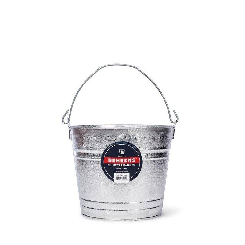 [6231393] BUCKET WATER HTDP MTL 12 QT   