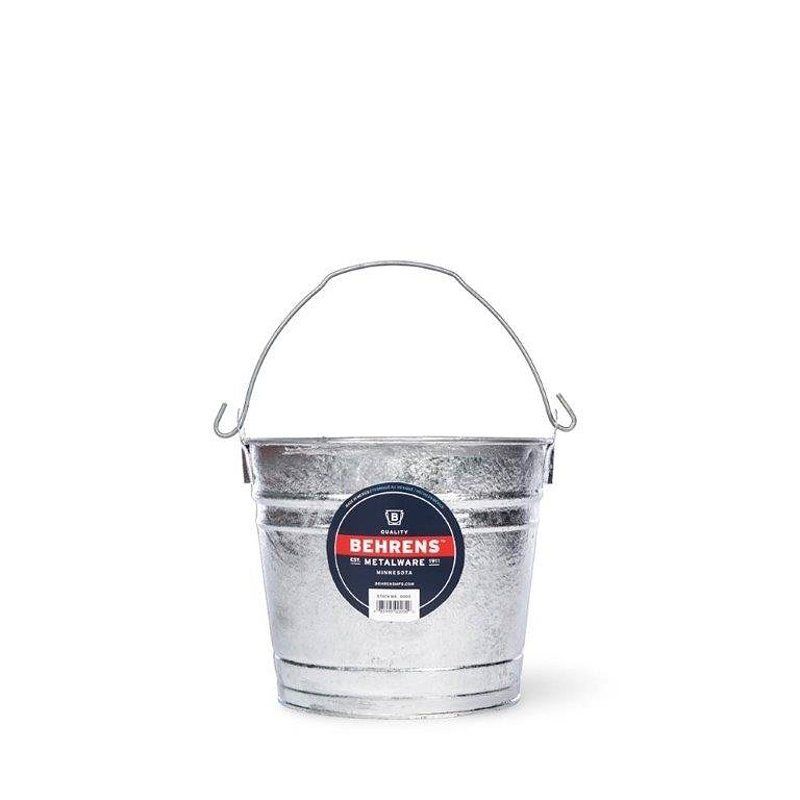 [6231377] BUCKET WATER HTDP MTL 8 QT    