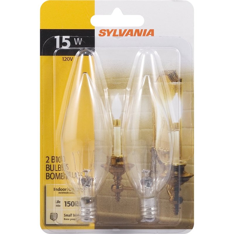 BULB DCRTV CLR CDLBRA B10 15W 