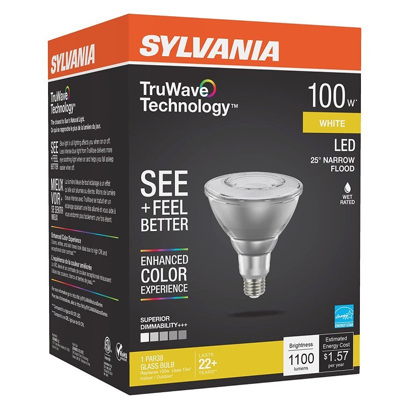 BULB LED PAR38 FLOOD CWHT 12W 