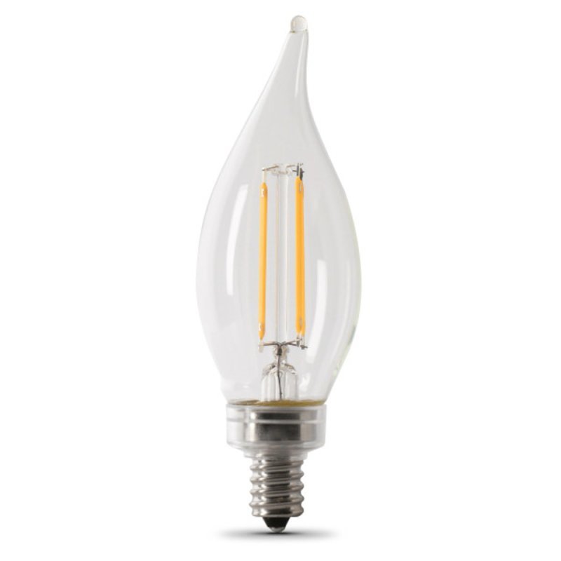 BULB LT LED FLM CLR DL 5K 100W