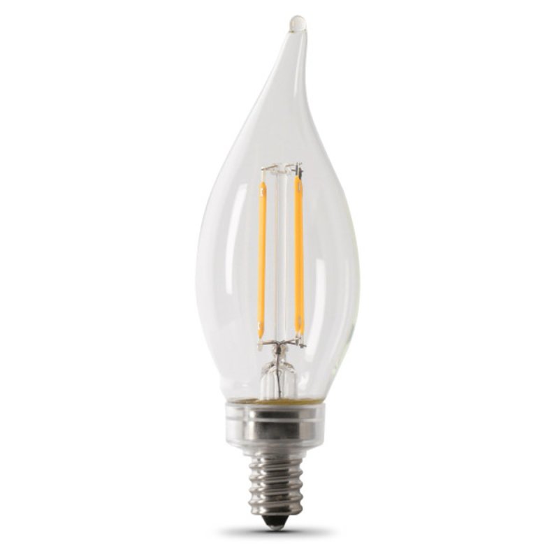 BULB LT LED FLM CLR DL 5K 100W