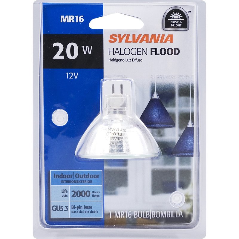 BULB LV HAL FLOOD MR16 12V 20W