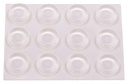 BUMPER DOME CLR SELFSTIK 1/2IN