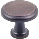 CABINET KNOB BRSH ORB 1-3/16IN