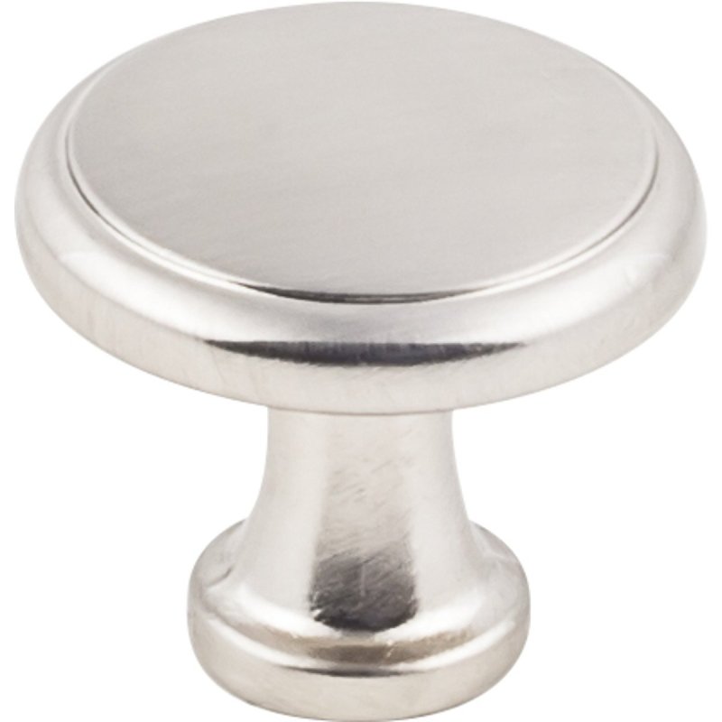 CABINET KNOB SAT NIC 1-3/16IN 