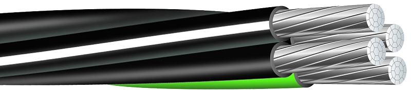 CABLE ALUM USE 2-2-4-6X500FT  