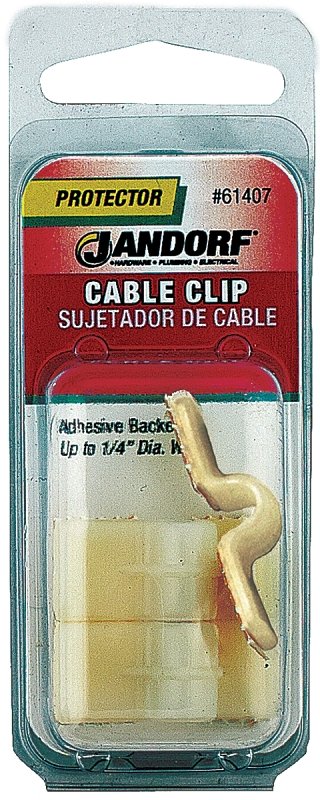 CABLE CLIP ADHESIVE 1/4 IN    