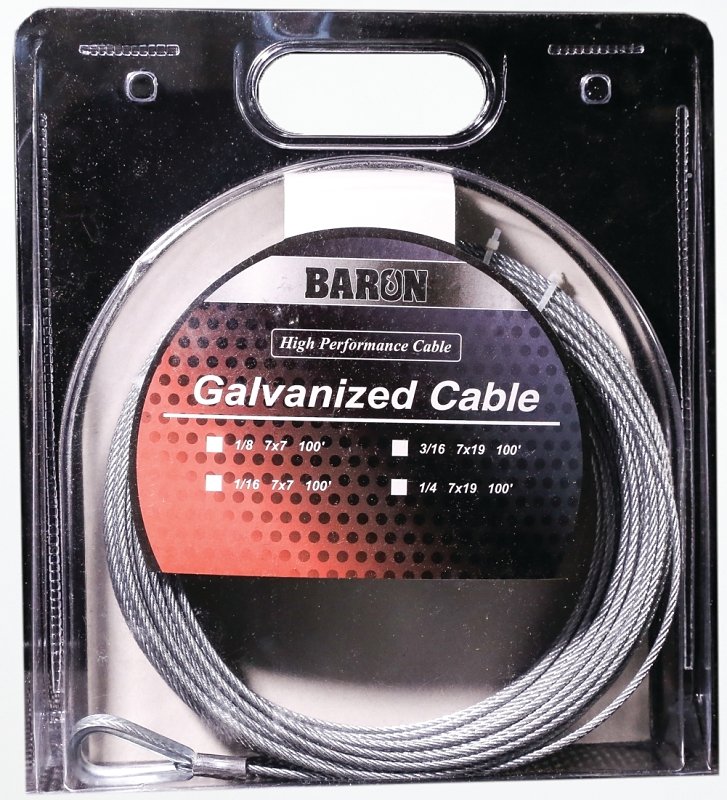 [6191423] CABLE GALV PRECUT 7X7 1/16 50 