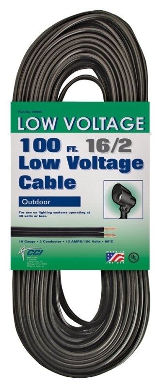CABLE LV LANDSCAPE 16/2 100FT 