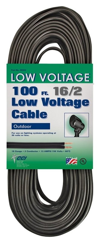 [1634211] CABLE LV LANDSCAPE 16/2 100FT 