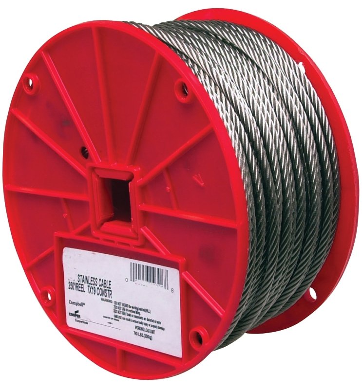 [4864468] CABLE SS 7X19 1/4 250FT       