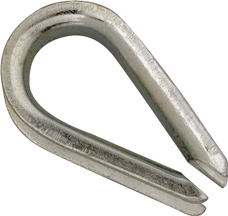 [6438766] CABLE THIMBLE ZINC 3/8        