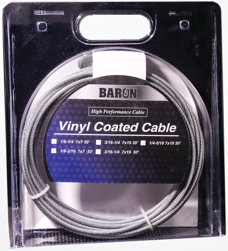 CABLE VINYL 7X19 3/16-1/4 100 