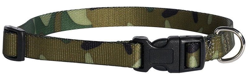 CAMO COLLAR GREEN 10-16IN     