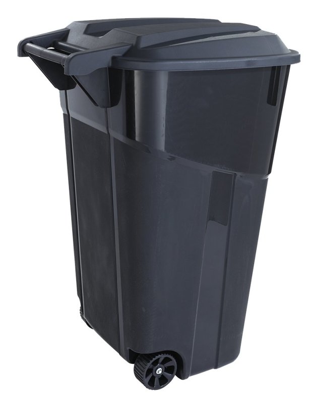 [1684505] CAN TRASH WHEELED BLACK 32 GAL