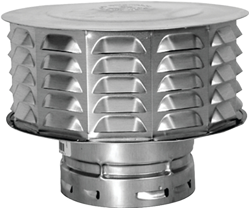 CAP GAS VENT 4IN DOUBLE WALL  