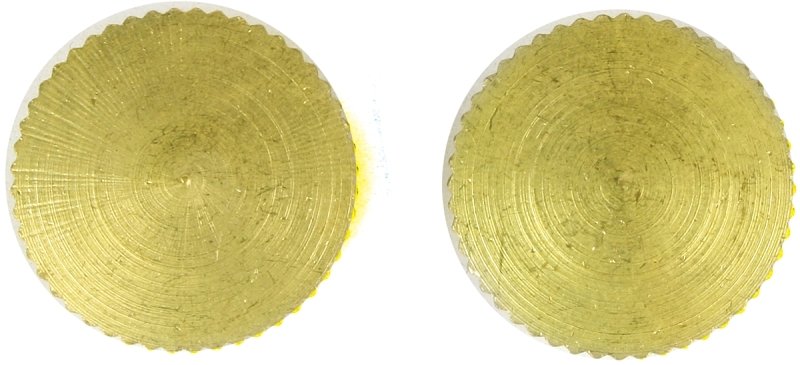 CAP LOCK-UP 1/8IP BRASS FINISH