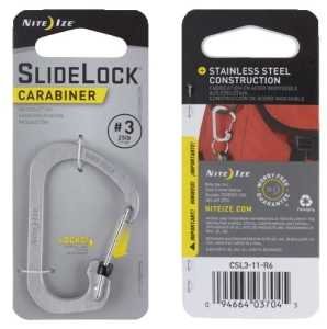 CARABINER SLIDELK SS NO3 STNLS