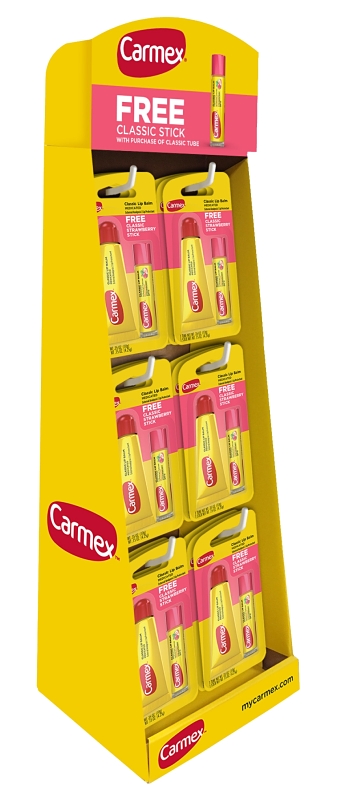 CARMEX DISPLAY 6 PEG 48PCS    