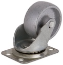 CASTER SWIVEL 2IN STL/ZINC    
