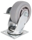 CASTER SWIVEL 5IN TPR/ZINC    
