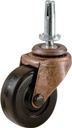 CASTER SWIVEL RUBBER 1-5/8IN  