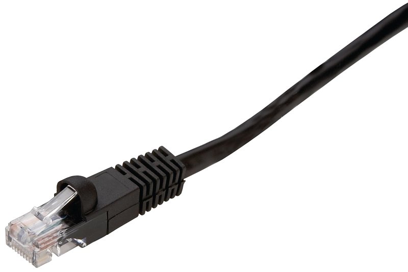 CAT5E NETWORK CABLE 25FT BLK  