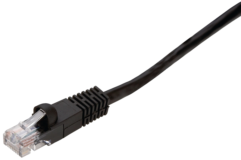 CAT5E NETWORK CABLE 25FT BLK  