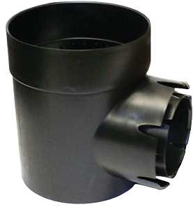 CATCH BASIN SINGLE OUTLET 6IN 