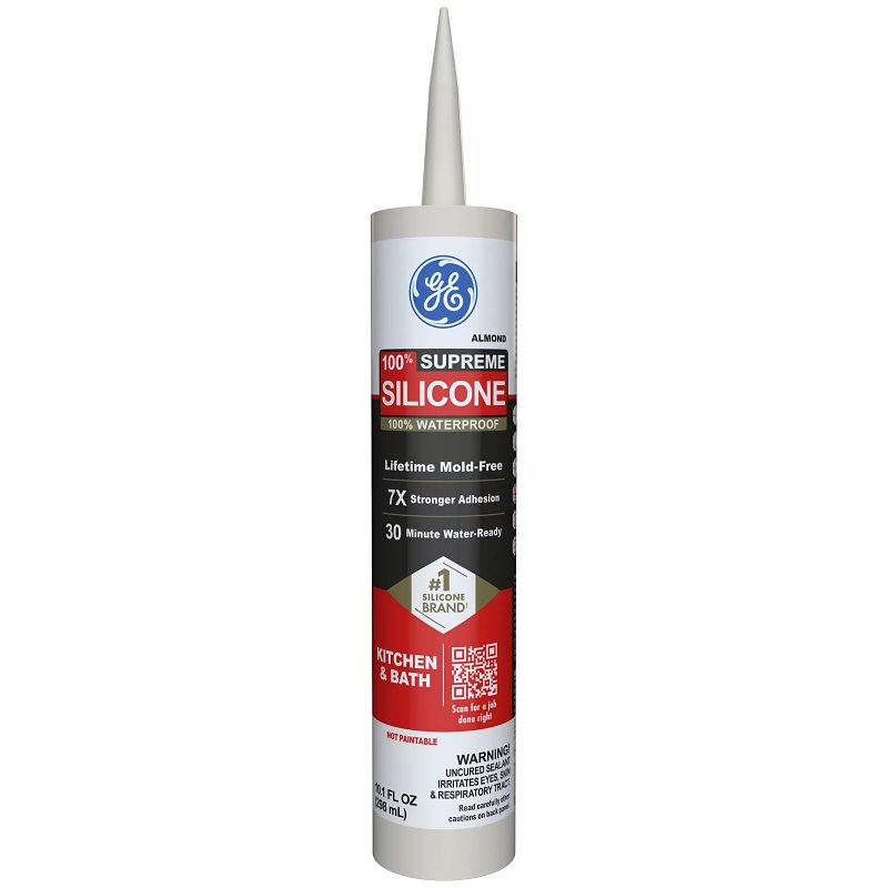 CAULK ADH KTN BATH ALMOND 9OZ 