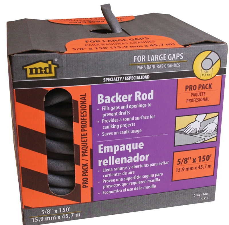 CAULK BACKER ROD 5/8IN X 150FT